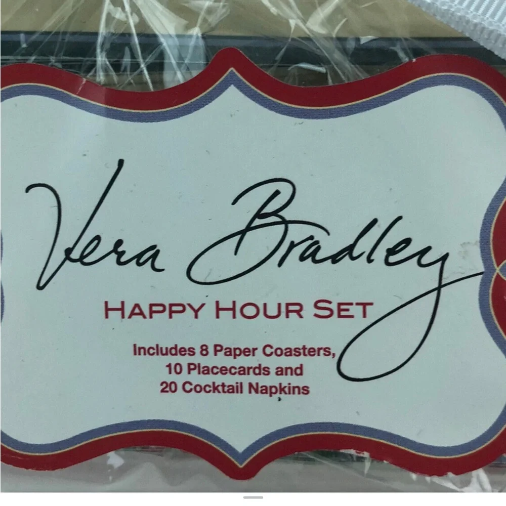 VERA BRADLEY HAPPY HOUR SET NWT